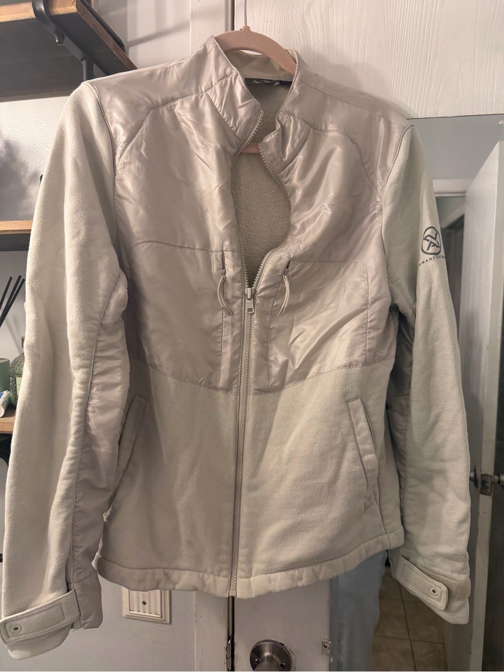 Armani Exchange Light Beige Women's Jacket